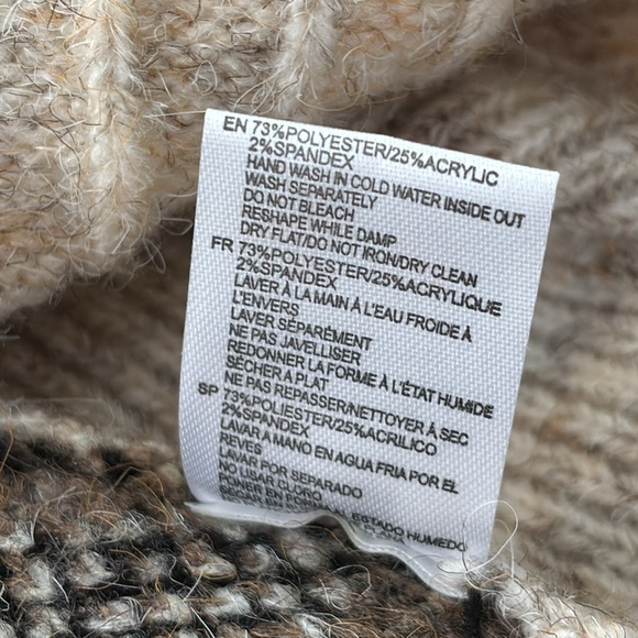 ANTHROPOLOGIE RD STYLE LEOPARD PRINT TURTLENECK PULLOVER SWEATER - Picture 10 of 12